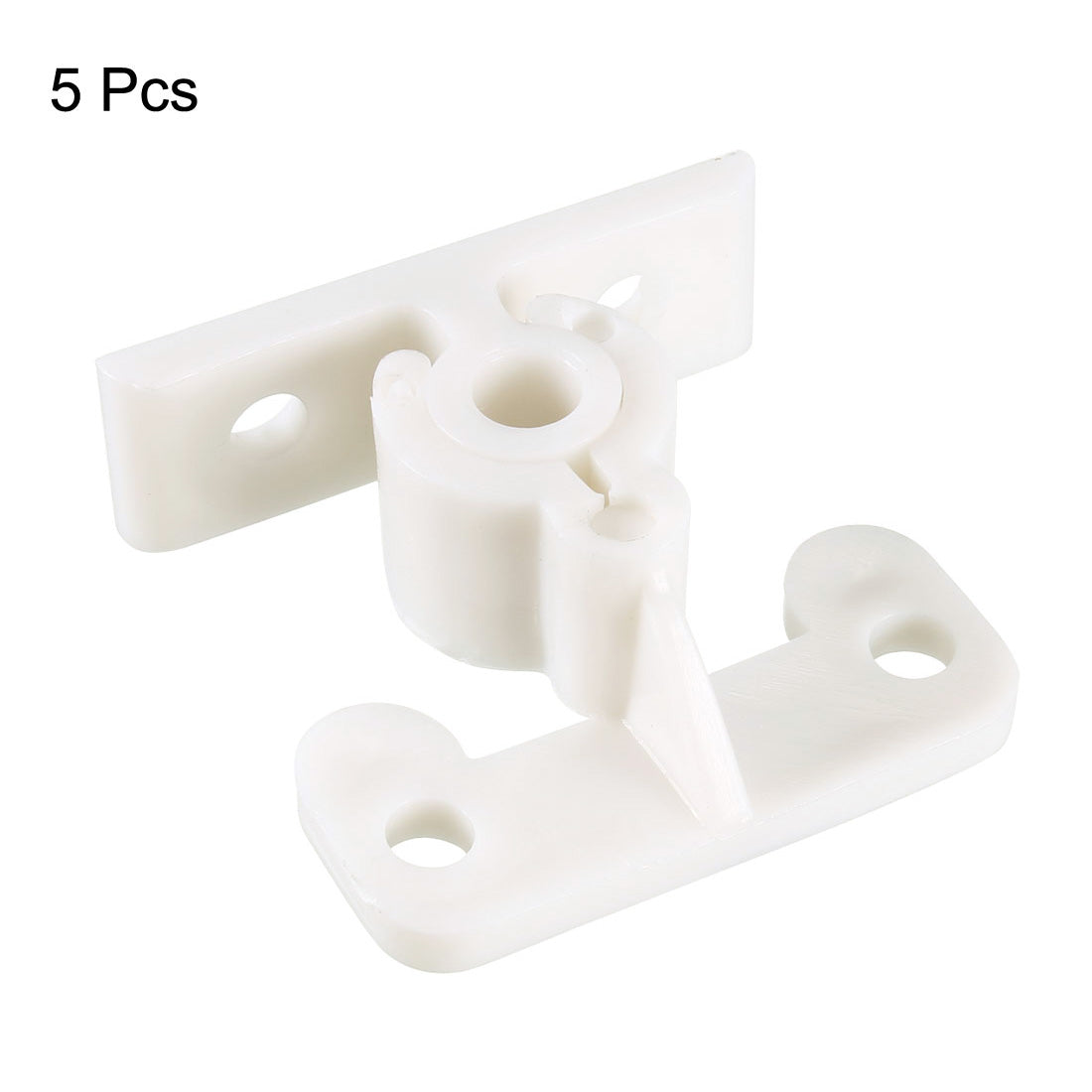 uxcell Uxcell Furniture Cabinet Door Plastic Friction Catch Non-Adjustable ABS Plastic White 5Pcs