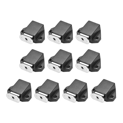 Harfington Uxcell Touch Magnetic Latches Press Catch Latch for Cabinet Door Cupboard Black 10pcs