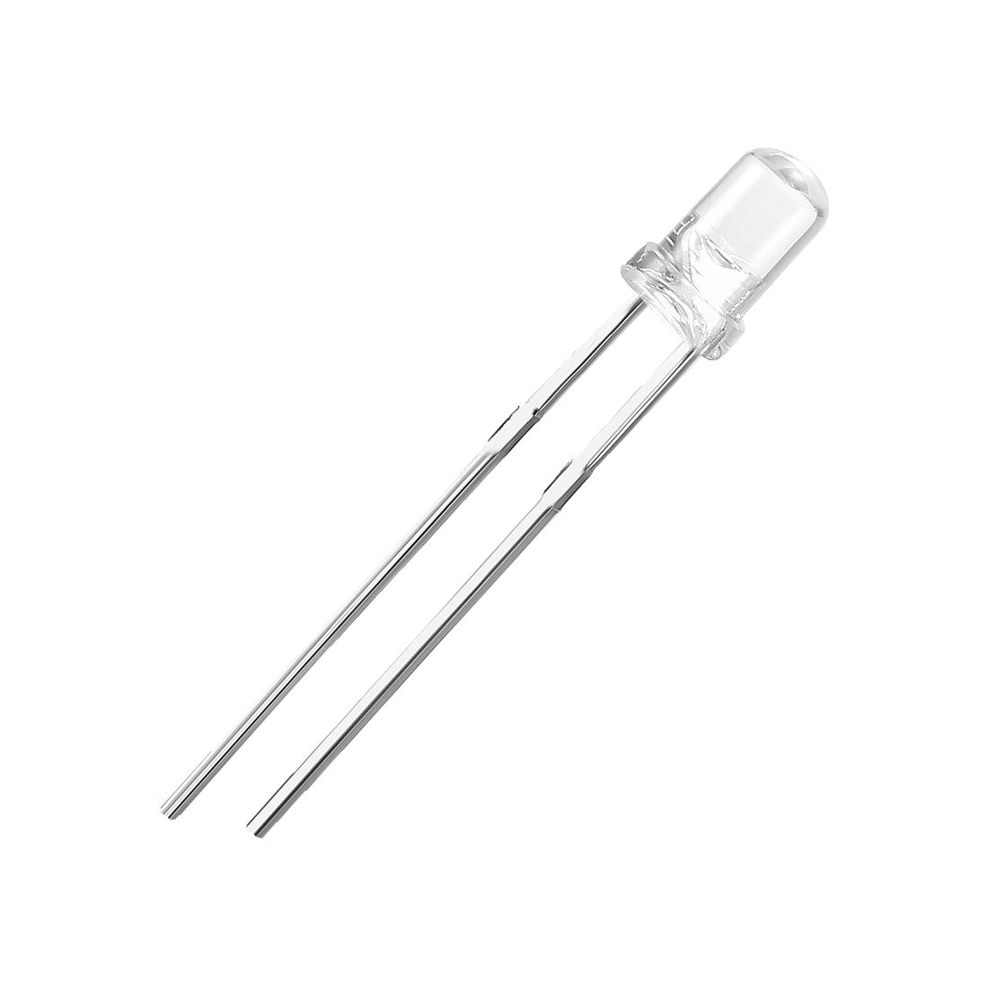 uxcell Uxcell UV Licht emittierende Dioe runde ultraviolette LED Diode DIP Lampe Birne Elektronikkomponente klar lila 50pcs 3mm 395nm