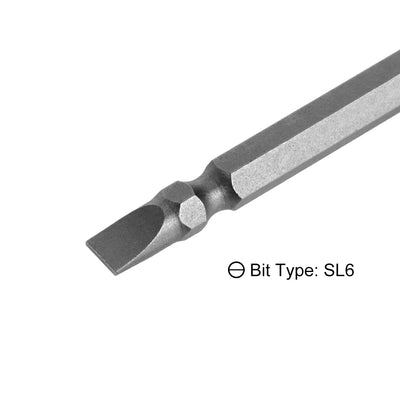 Harfington Magnetische doppelseitige Schraubendreher-Bits, Sechskantschaftlänge S2 Elektrowerkzeug