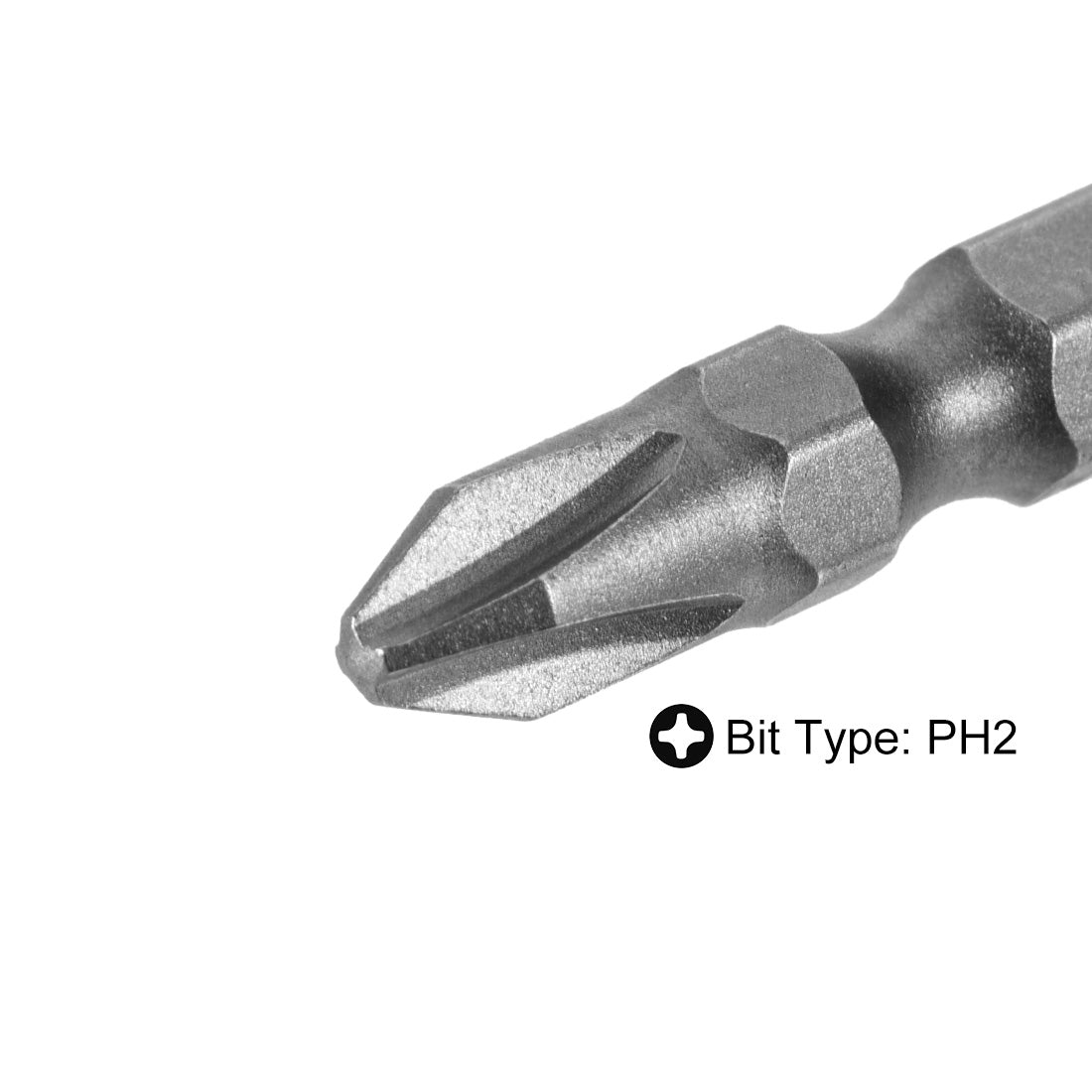 Harfington Magnetische doppelseitige Schraubendreher-Bits, Sechskantschaftlänge S2 Elektrowerkzeug