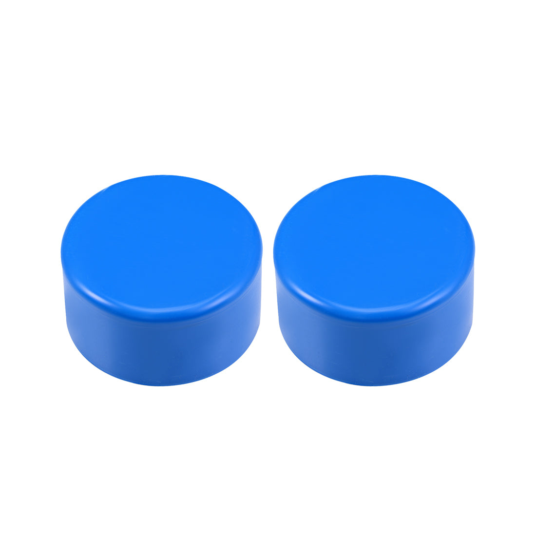 uxcell Uxcell 75mm PVC Pipe Cap Fitting, Slip End Caps DWV(Drain Waste Vent) Blue 2Pcs