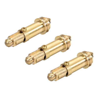 Harfington Uxcell Pop Up Bolt Basin Bath Sink Drain Waste Click Clack Brass Push Spring Plug 3Pcs