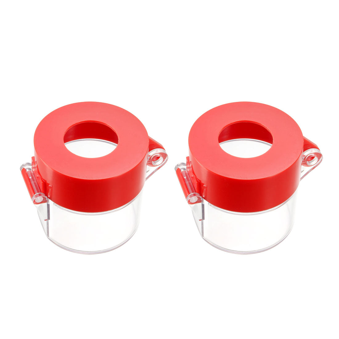 Uxcell Uxcell 2pcs Clear Plasatic Switch Cover Protector for 30mm Diameter Push Button Switch 55*55