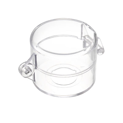 Harfington Uxcell 1pcs Clear Plasatic Switch Cover Protector for 30mm Diameter Push Button Switch 55*43