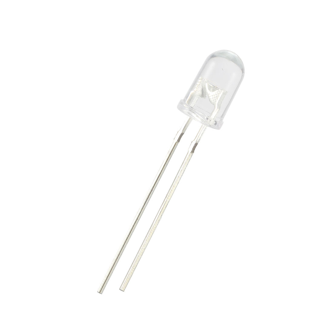 uxcell Uxcell 10pcs 5mm 365-370nm Light Emitting Diode DC 3.4V 20mA Clear Round Top