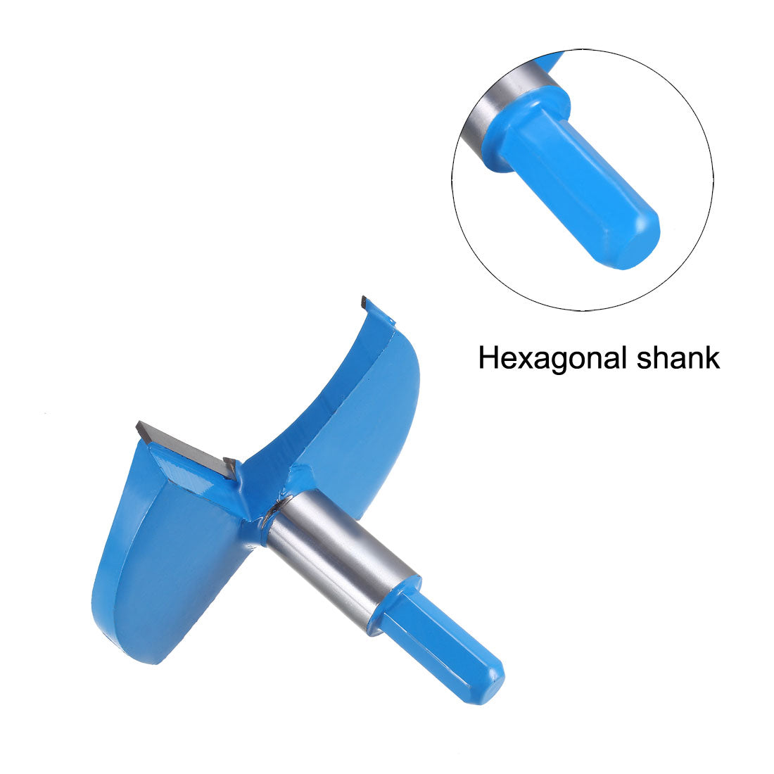 uxcell Uxcell Forstner Wood Boring Drill Bits 100mm Dia Hole Saw Carbide Tip Hexagon Shank Cutting for Hinge Plywood MDF CNC Tool