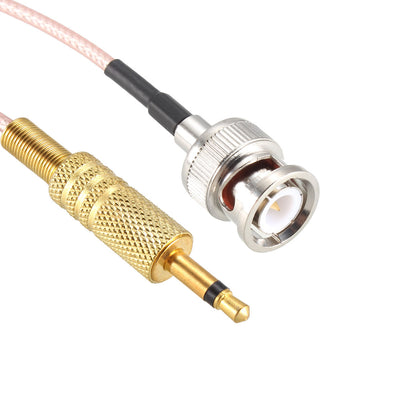 Harfington Uxcell BNC Male to 3.5mm 1/8inch Male Coaxial Power Audio Cable