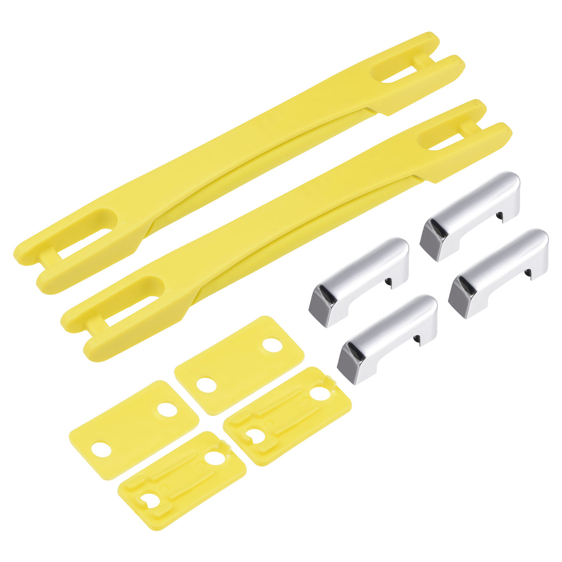 uxcell Uxcell Luggage Handle, 220mm Length Strap Grip Replacement for Suitcase Case Yellow 2Pcs