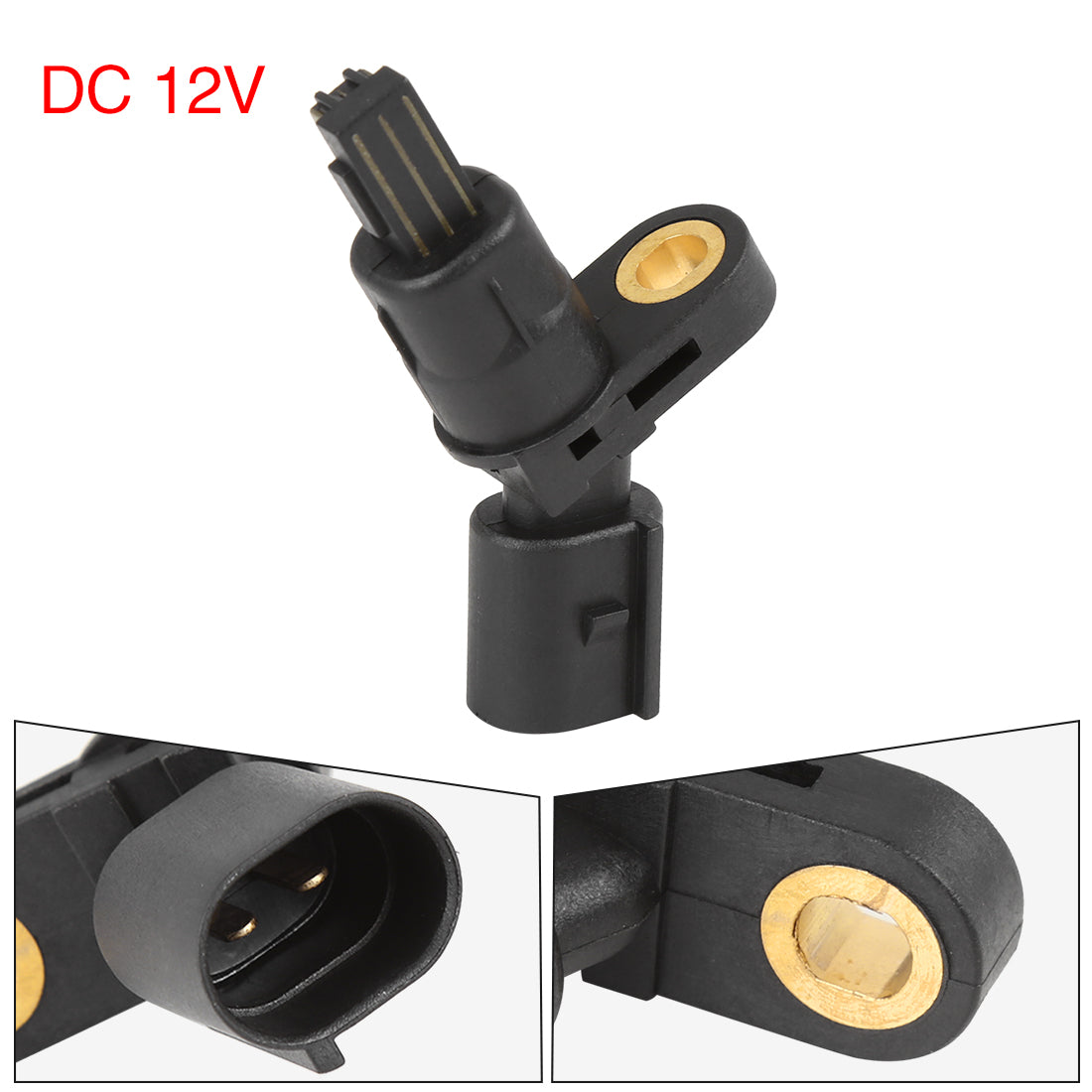 X AUTOHAUX 1J0927807B Car ABS Wheel Speed Sensor Rear Left or Right for Volkswagen Beetle Golf Jetta for Audi TT