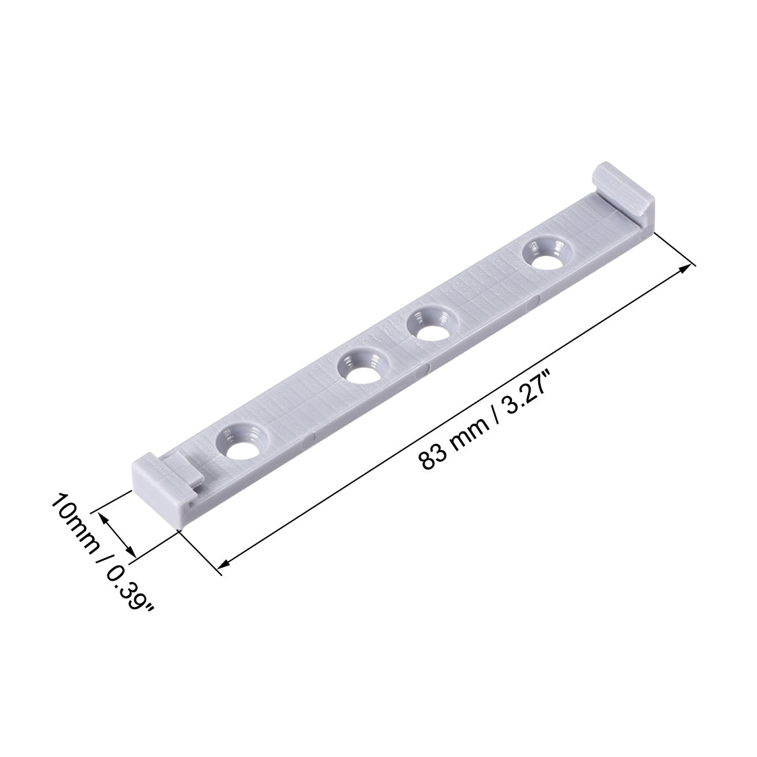 uxcell Uxcell Magnetic Touch Catch Latch Push To Open System Damper Buffer for Cabinet Door Cupboard Gray 2 Sets