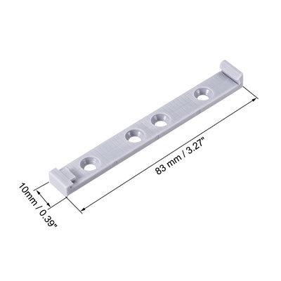 Harfington Uxcell Magnetic Touch Catch Latch Push To Open System Damper Buffer for Cabinet Door Cupboard Gray 2 Sets