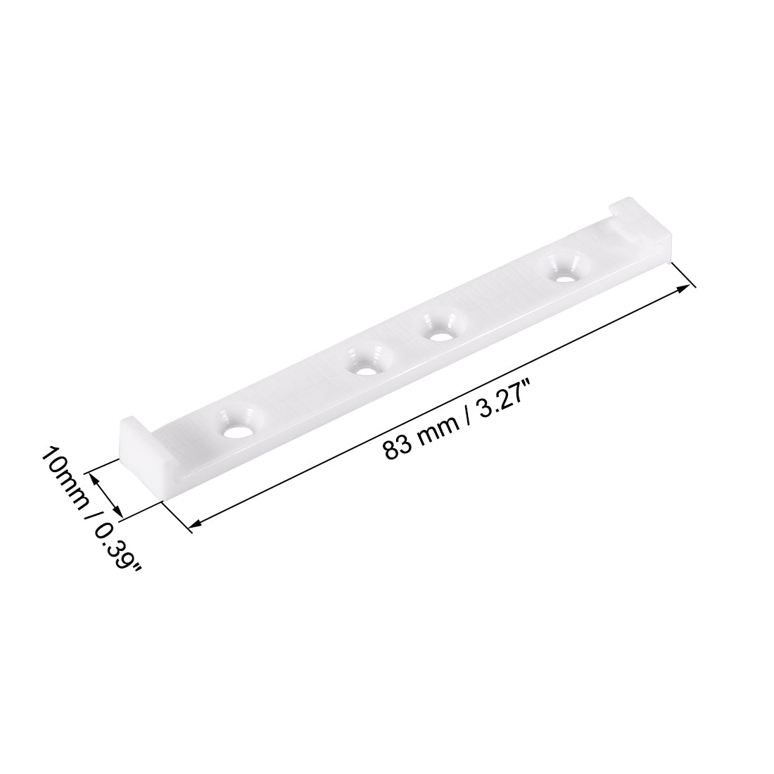 uxcell Uxcell Magnetic Touch Catch Latch Push To Open System Damper Buffer for Cabinet Door Cupboard White 2 Sets