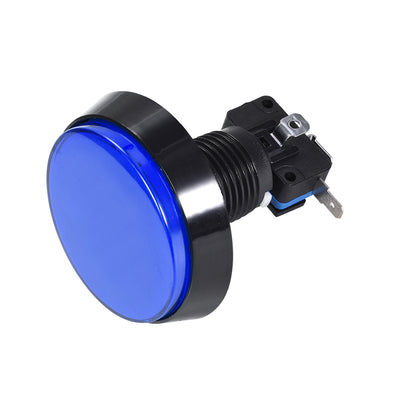 Harfington Uxcell Game Push Button Round Illuminated Push Button Switch with switch for Arcade