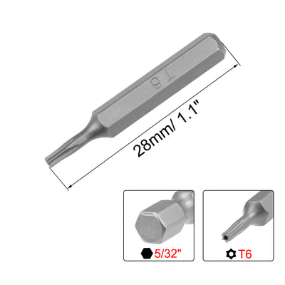 Harfington Torx Bits Hex Shank Torx Screwdriver Bit Set S2 Screw Driver Kit Tools