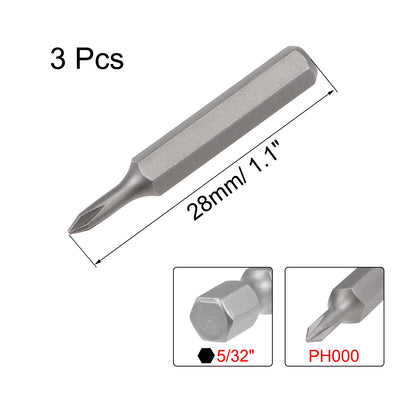 Harfington Phillips Bits Hex Shank Cross Screwdriver Bit Set S2 Screw Driver Kit Tools