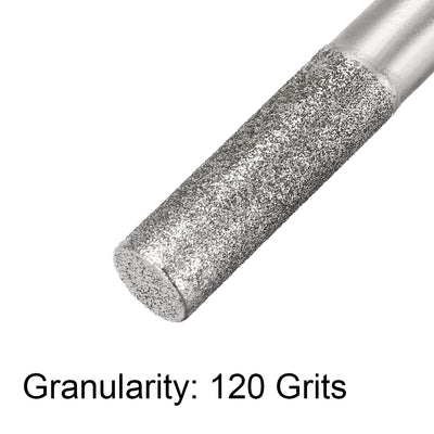 Harfington Uxcell Diamond burrs Grinding Drill Bits for Carving Rotary Cylindrical Ball