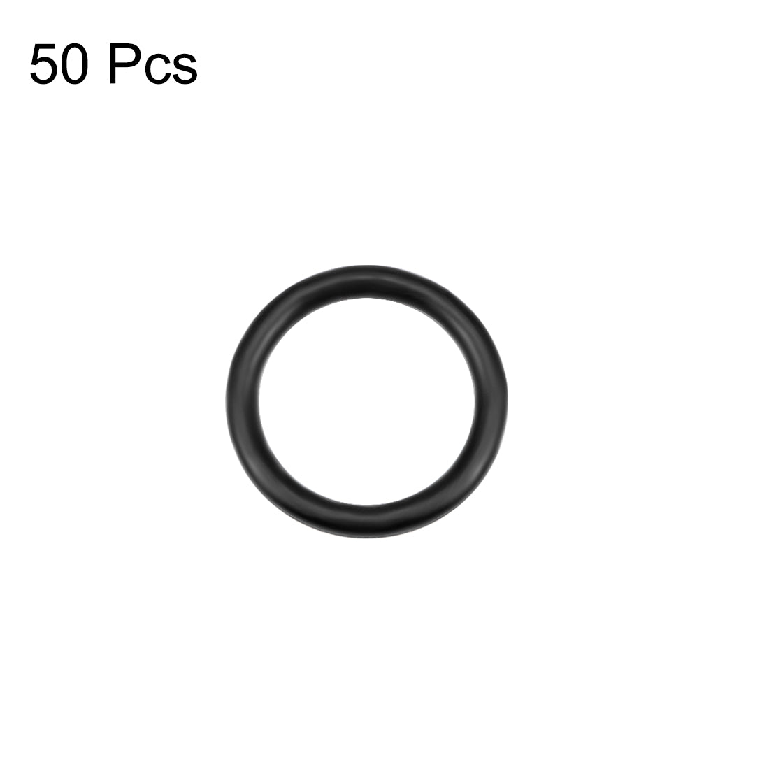 uxcell Uxcell O-Rings Nitrile Rubber 9.5mm Inner Diameter 12.5mm OD 1.5mm Width Round Seal Gasket 50 Pcs