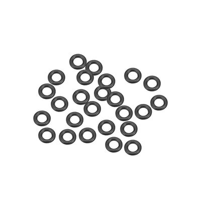 uxcell Uxcell O-Rings Nitrile Rubber 2.2mm Inner Diameter 4.2mm OD 1mm Width Round Seal Gasket 25 Pcs