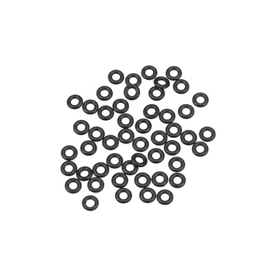 uxcell Uxcell O-Rings Nitrile Rubber 1.8mm Inner Diameter 3.8mm OD 1mm Width Round Seal Gasket 50 Pcs