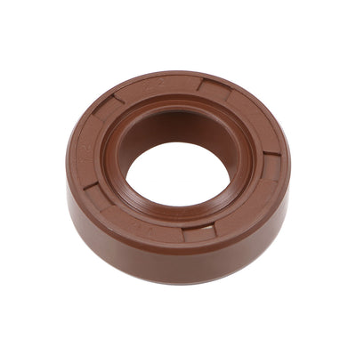 uxcell Uxcell Oil Seal 12mm Inner Dia 22mm OD 7mm Thick Fluorine Rubber Double Lip Seals