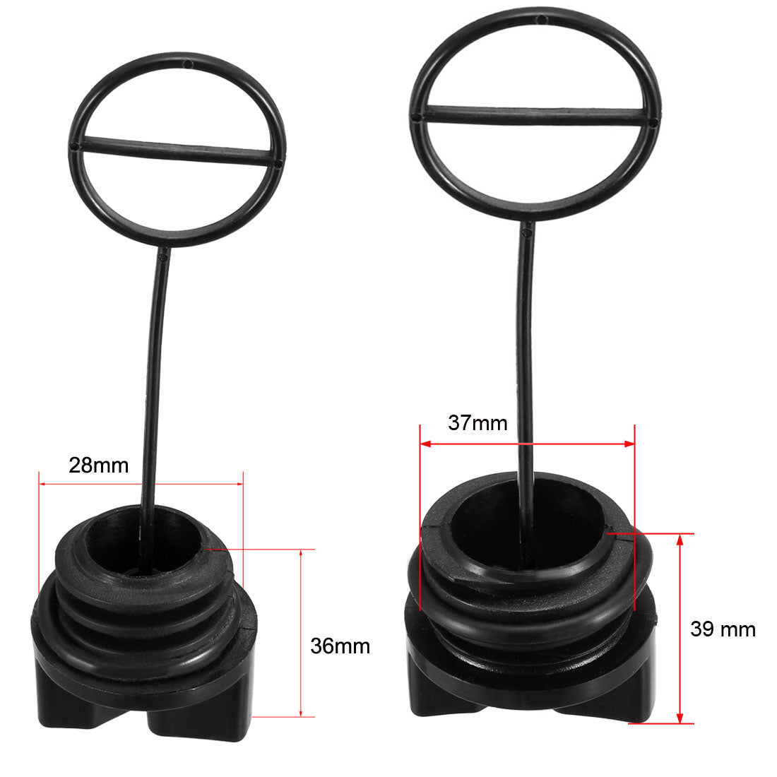 uxcell Uxcell 1 Set Engine Oil & Fuel Cap Assembly Replacement for Chainsaws