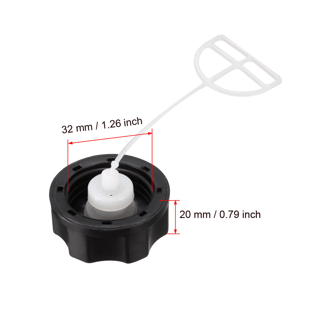 uxcell Uxcell 17620-ZM3-063 Fuel Cap Assembly Replacement for Gas Powered Chainsaws 2pcs