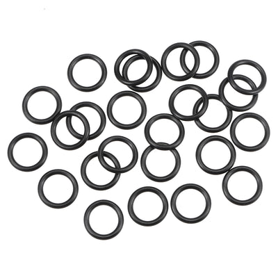 uxcell Uxcell O-Rings Nitrile Rubber 12.37mm Inner Diameter 17.61mm OD 2.62mm Width Round Seal Gasket 25 Pcs