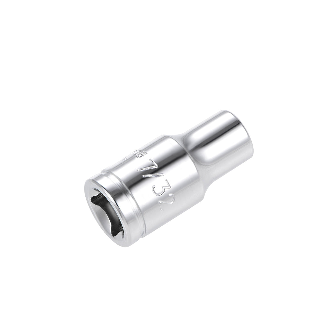 uxcell Uxcell Square Drive SAE 6-Point Shallow Socket, Cr-V Steel