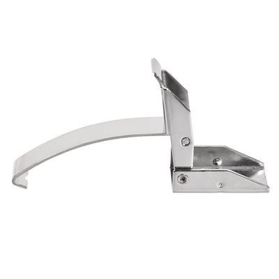 Harfington Uxcell 3.92-inch SUS304 Stainless Steel Draw Toggle Latch with Spring-steel Hook - 2 Pcs