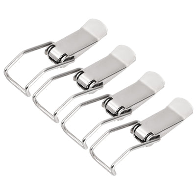 Harfington Uxcell 2.87-inch Iron Spring Loaded Toggle Latch Catch Clamp Clip for Trunk Case Box Chest - 4 Pcs