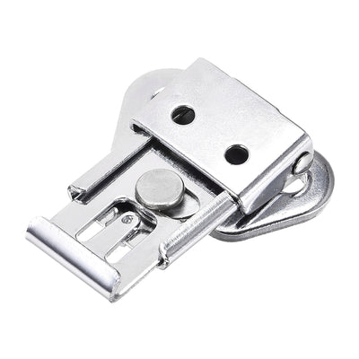 Harfington Uxcell 1.57-inch Iron Butterfly Twist Latch Keeper Toggle Clamp (Silver)