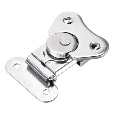 Harfington Uxcell 1.57-inch Iron Butterfly Twist Latch Keeper Toggle Clamp (Silver)