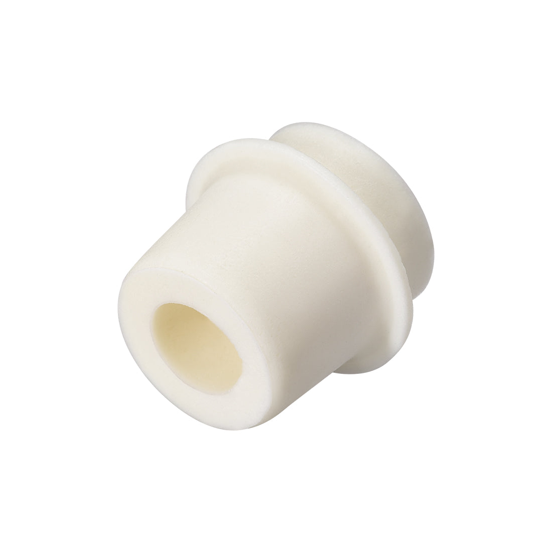 uxcell Uxcell 33-38mm Beige Drilled Silicone Stopper Plugs for Flask Test Tube Stopper 2 Pcs