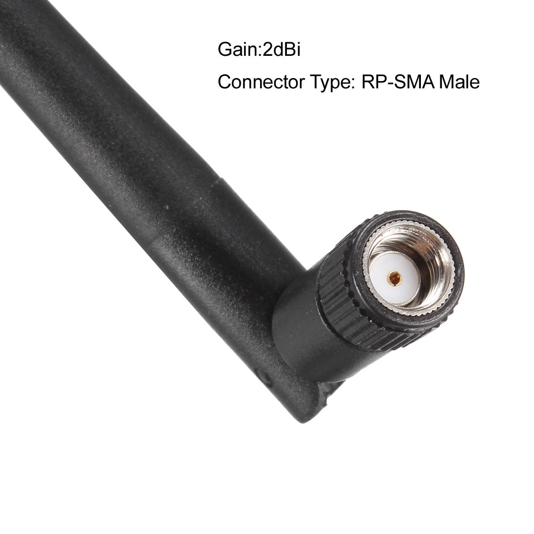 uxcell Uxcell GSM GPRS WCDMA Antenne 3G 2dBi 824-960/1710-1990MHz SMA/RP-SMA Stecker Anschluss Omni Richtung Faltbar Schwarz/Weiß Schwarz RP-SMA Stecker