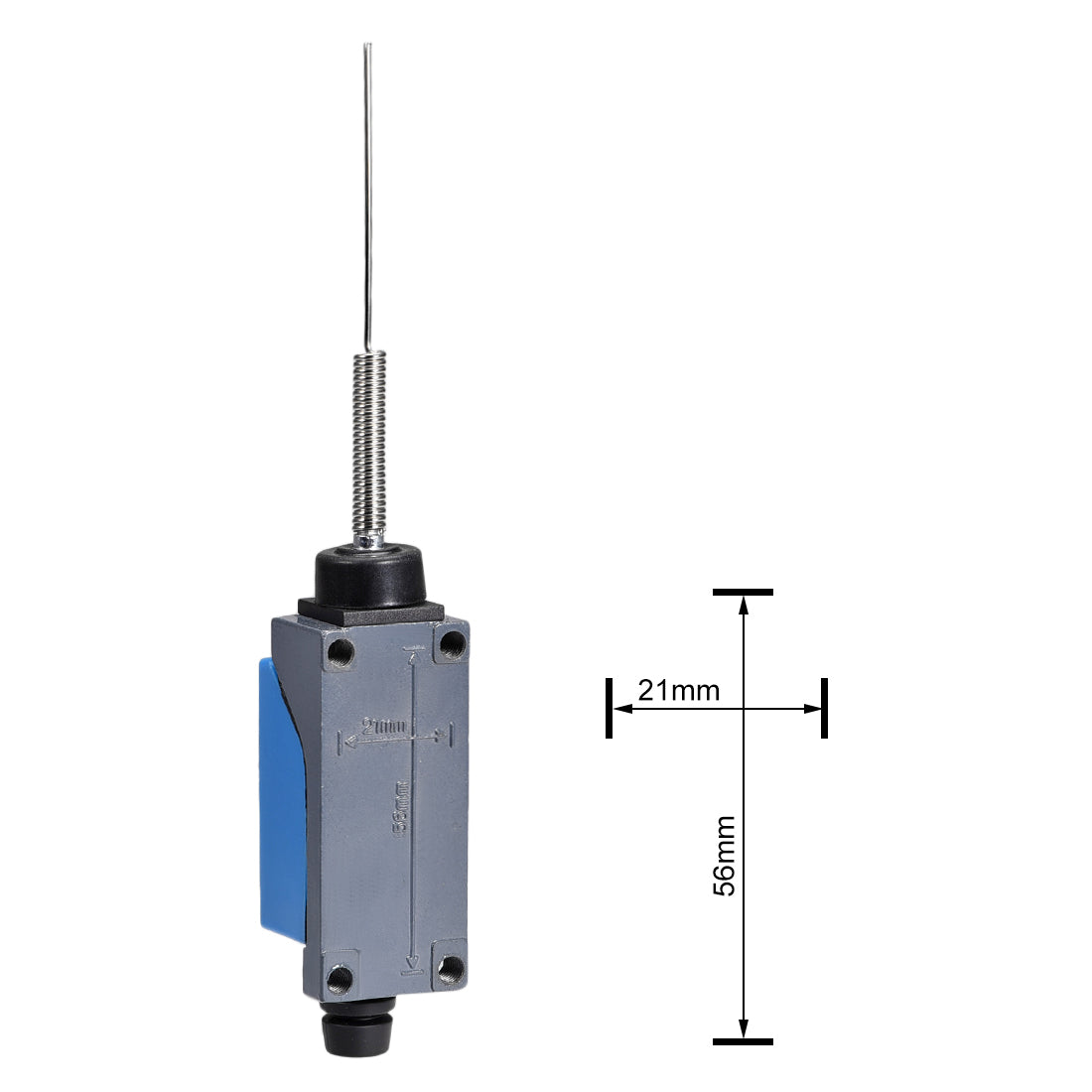 uxcell Uxcell ME-8169 Cat Whisker Flexible Coil Spring Momentary Limit Switch 1NC+1NO 5pcs