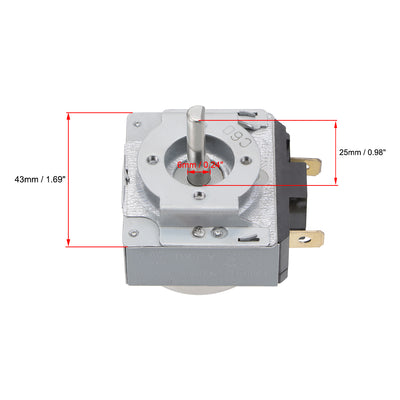 Harfington Uxcell Time Controller Timer Switch 60 Minutes 60M Replacement Timer for Electronic Microwave Oven Cooker