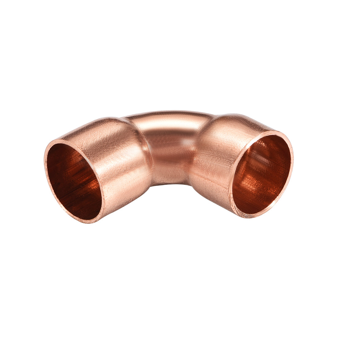 uxcell Uxcell 10mm ID 90 Degree Copper Elbow Pipe Fitting Connector 10pcs