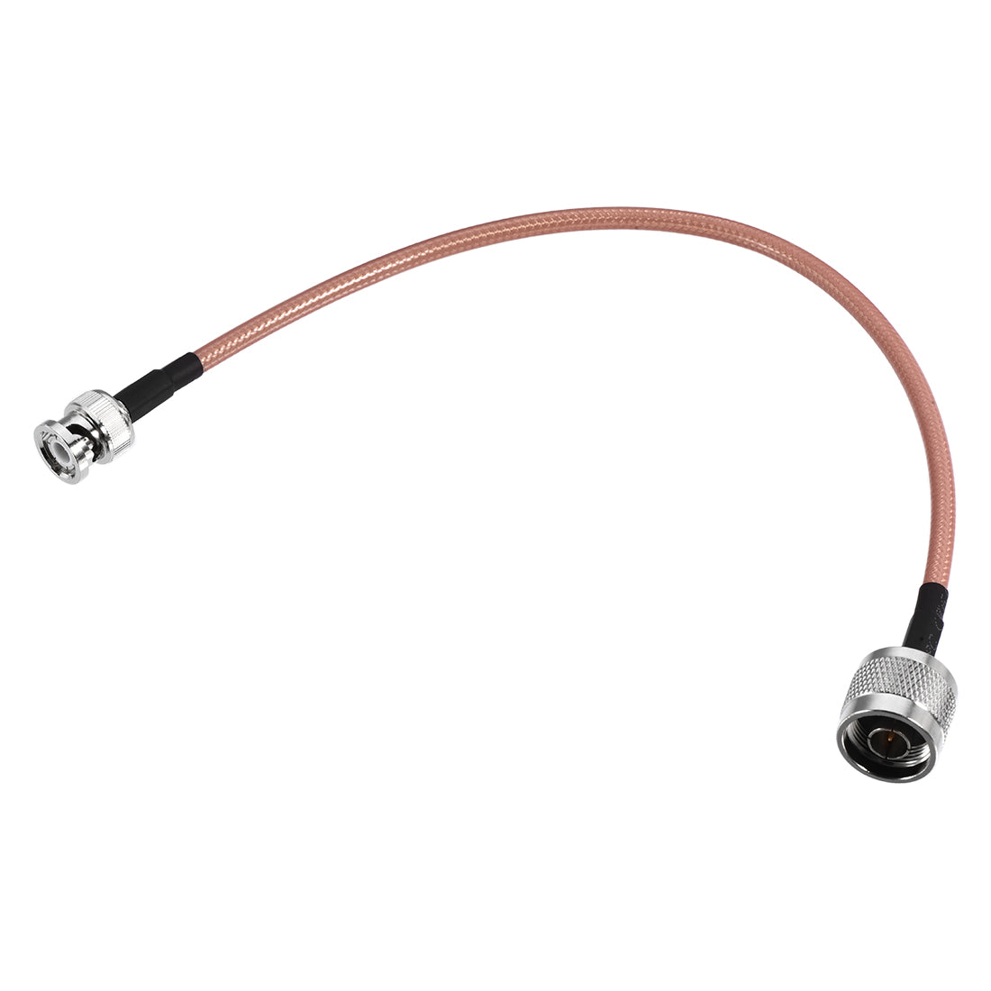 uxcell Uxcell Low Loss RF Coaxial Cable Connection Coax Wire RG-142 N Male to BNC Male