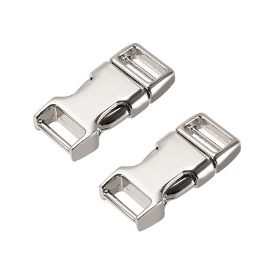 Harfington Uxcell Side Release Buckle, Zinc Alloy Adjustable Buckle 1Pcs