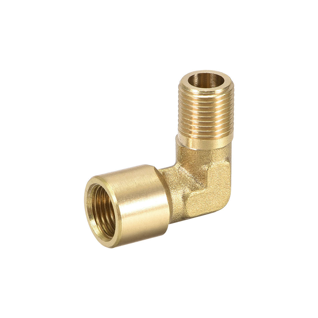 uxcell Uxcell Brass Pipe Fitting 90 Degree Elbow G1/8 Male x G1/8 Female