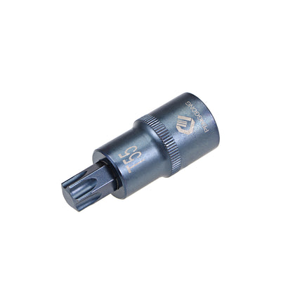 Harfington Uxcell Schraubendreher 1/2" Antrieb x T55 Torx Bit Einsatz, S2 Stahl Bits, CR-V Einsätze Metrisch 2" Länge (nur für Handgebrauch) Blau