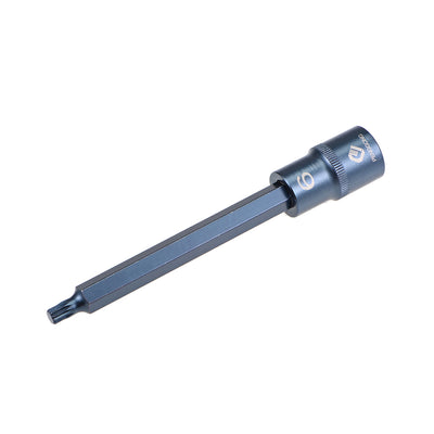 Harfington Uxcell Drive M Bit Sockel S2 Stahl extra lang 1/2 Inch 140mm Länge bläuen