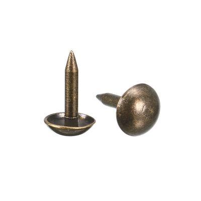 Harfington Uxcell Upholstery Nail Tack Antique Round Thumb Push Pin