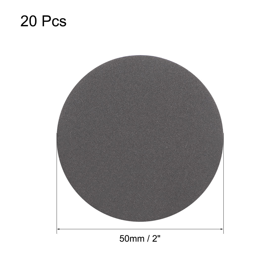 uxcell Uxcell Wet Dry Disc Hook and Loop Sanding Pad Disc Silicon Carbide