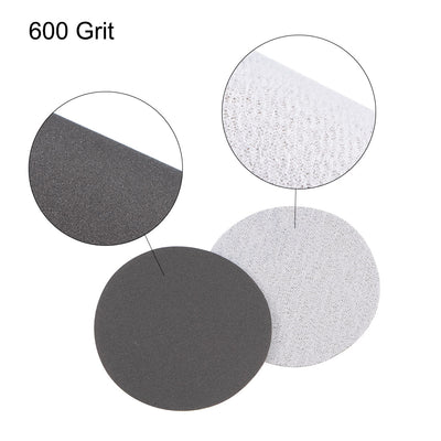 Harfington Uxcell Wet Dry Disc Hook and Loop Sanding Pad Disc Silicon Carbide