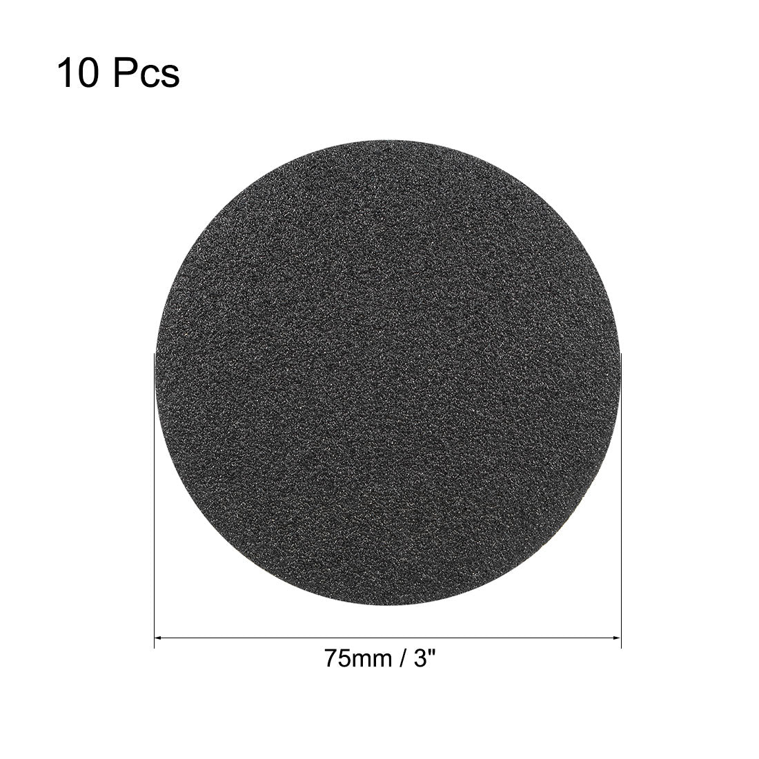 uxcell Uxcell Wet Dry Disc Hook and Loop Sanding Discs Silicon Carbide Pad