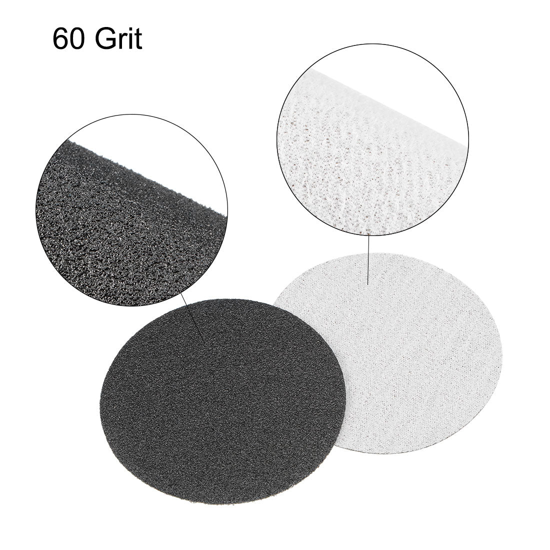 uxcell Uxcell Wet Dry Disc Hook and Loop Sanding Discs Silicon Carbide Pad