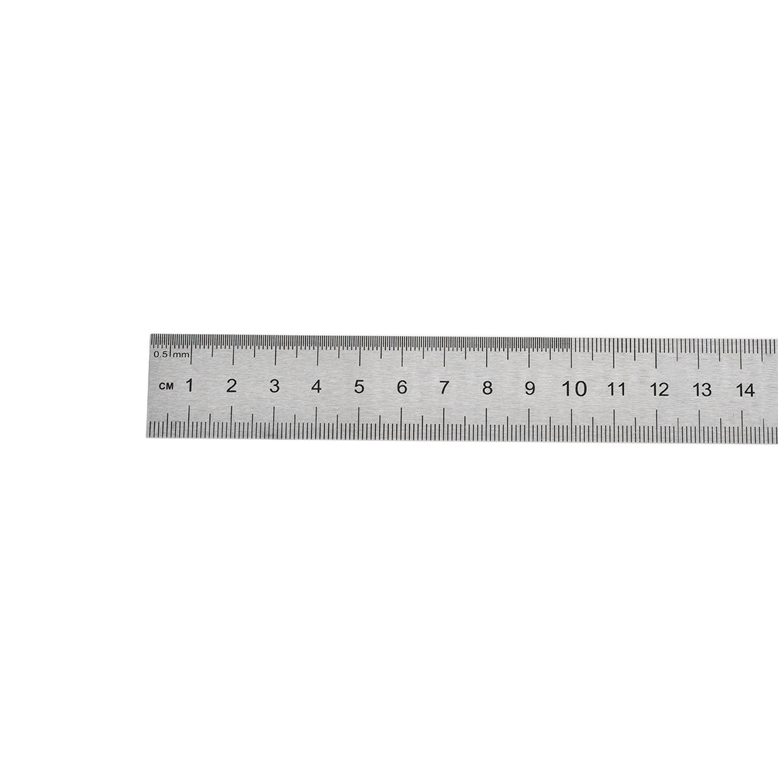 uxcell Uxcell Straight Ruler 30cm 12 Inch Metric Stainless Steel Measuring Tool with Hanging Hole