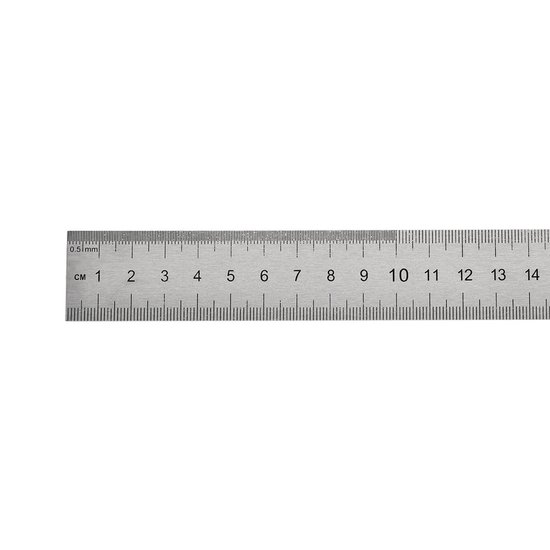 uxcell Uxcell Straight Ruler 40cm 16 Inch Metric Stainless Steel Measuring Tool with Hanging Hole